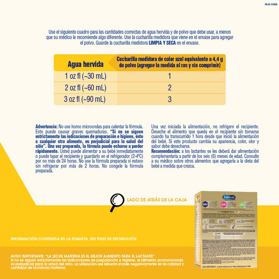 Alimento lácteo Enfamil Premium Promental Etapa 1 1650 g